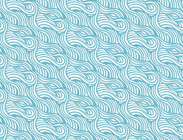 无缝矢量涡旋模式 简单对角线波状背景 — 图库矢量图片