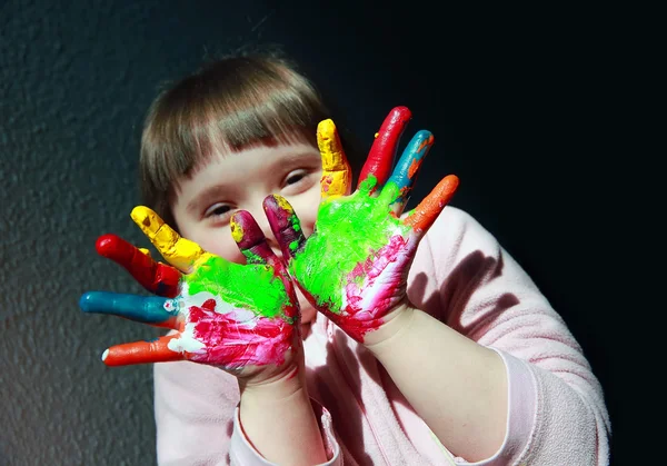 Niña diviértete — Foto de Stock