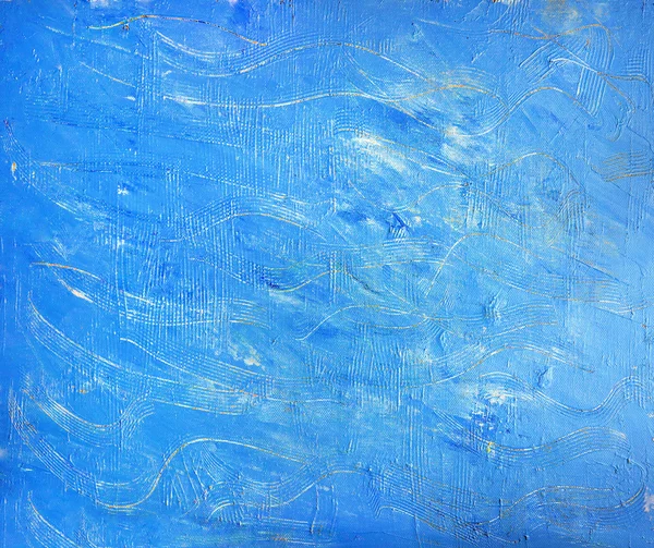 Sfondo blu pittura — Foto Stock