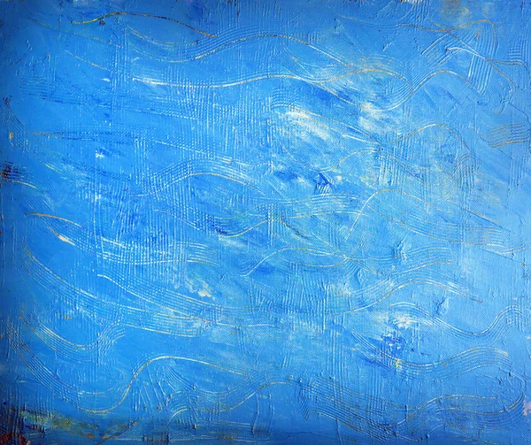 Blue art painting background Stock Picture