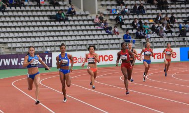 Sporcular üzerinde Decanation uluslararası açık hava oyunları yarış