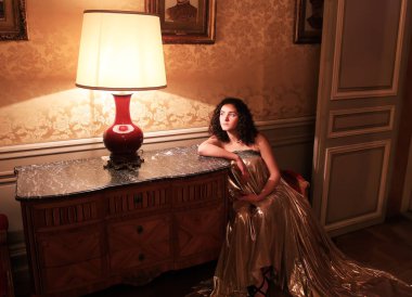 Vintage iç güzel Bayan