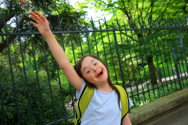 Little girl have fun — Stock Photo, Image