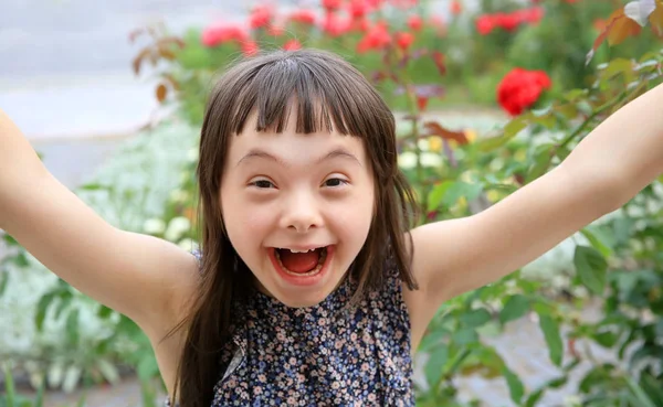 Little girl have fun — Stock Photo, Image