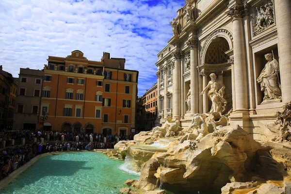 Trevi Brunnen Rom Italien — Stockfoto