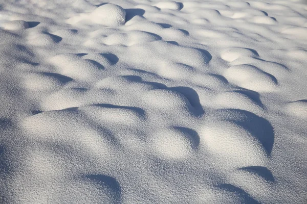 Neve Bianca Naturale Sulle Pietre — Foto Stock