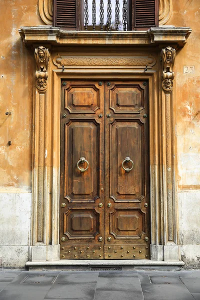 Vecchia Porta Vintage Italiana — Foto Stock