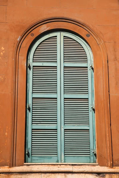 Staré Okno Římě Itálie — Stock fotografie