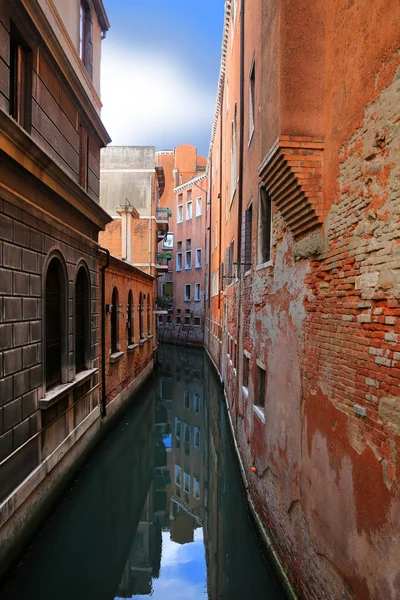Gród Kanał Wenecji Włochy — Zdjęcie stockowe