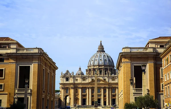 Basilica San Pietro Watykan Rzym Włochy — Zdjęcie stockowe