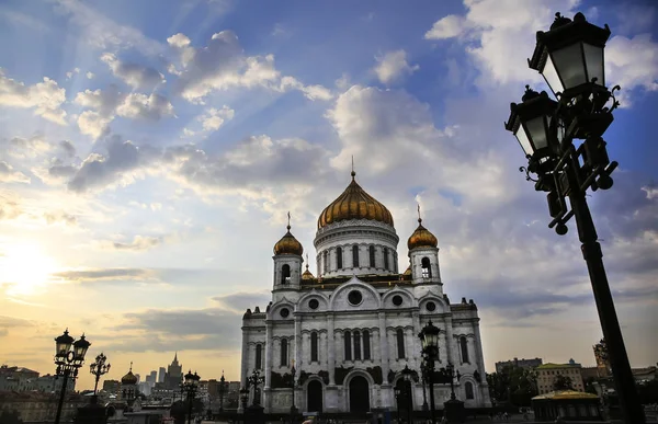 Katedrála Krista Spasitele Moskvě Rusko — Stock fotografie