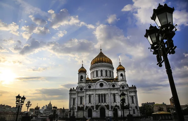 Kathedraal Van Christus Verlosser Moskou Rusland — Stockfoto