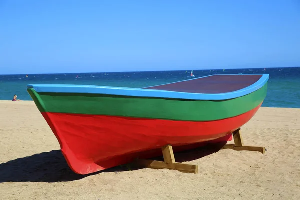 Altes Boot Auf Dem Meer Kostet — Stockfoto