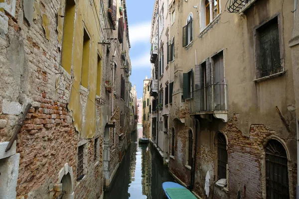Kanalstadtbild Venedig Italien — Stockfoto
