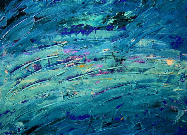 Abstract Kunst Schilderij Met Acryl Kleuren — Stockfoto