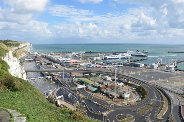 Con vistas al puerto de Dover Harbour Channel —  Fotos de Stock