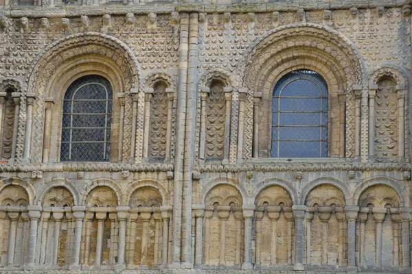 Готический фасад собора Эли — стоковое фото