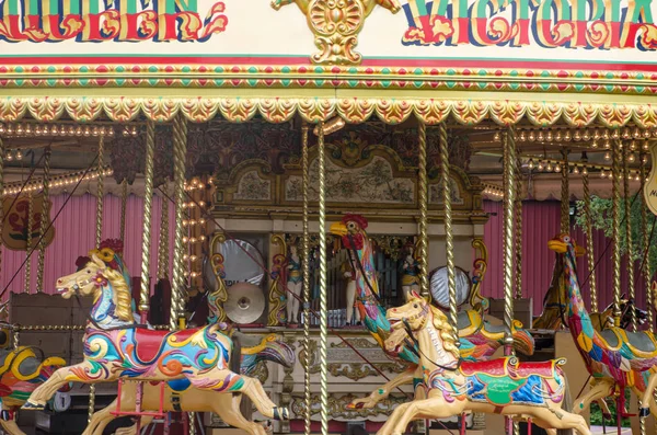 Detail of traditional Merry go Round — Stock Photo, Image
