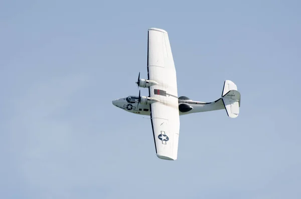 Catalina hydroplanem w US Navy w czasie Ii wojny światowej kolory — Zdjęcie stockowe