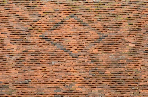 Detail of ancient tiled roof — Stock Photo, Image