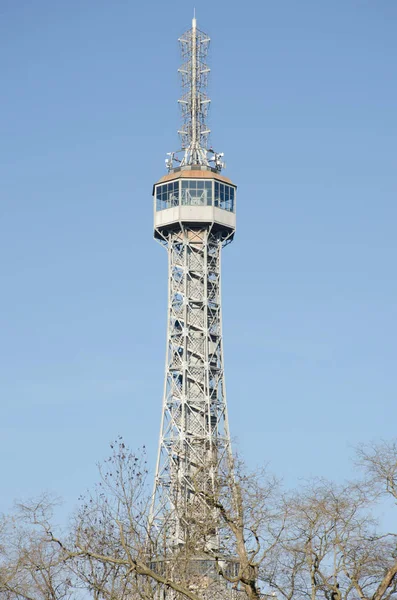 Torre Observação Petrin Modelado Torre Eifel — Fotografia de Stock