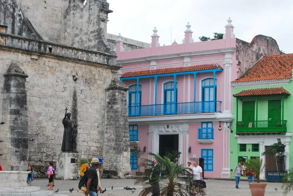 Avana Cuba Gennaio 2018 Città Vecchia Avana Area Restaurata — Foto Stock