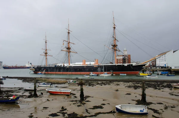 Portsmouth Engeland April 2018 Hms Warrior Portsmouth Harbour — Stockfoto