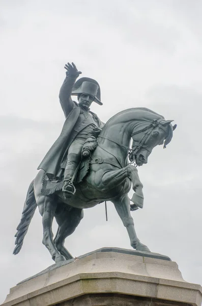 Estátua Napeleon Cavalo — Fotografia de Stock