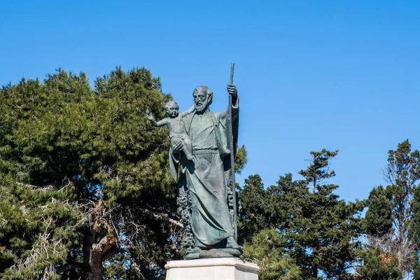 Estatua San Pablo Rabat Malta — Foto de Stock