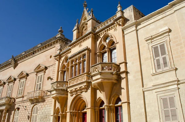 Het Bisschoppelijk Paleis Mdina Malta — Stockfoto