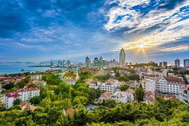Qingdao şehir panoraması