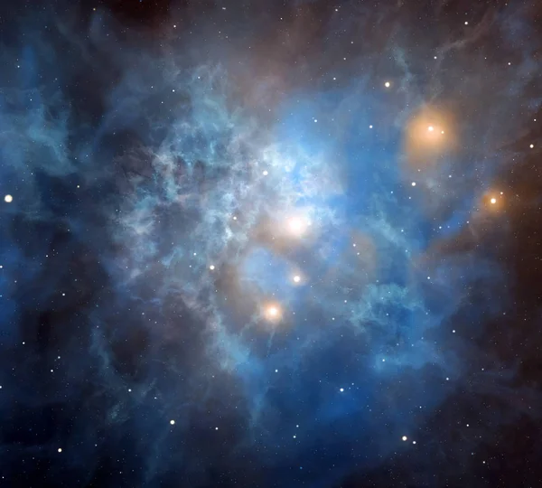 壮大な宇宙の星雲 — ストック写真