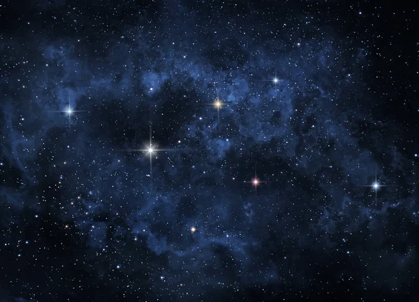 Nebuloasa cosmică întunecată — Fotografie, imagine de stoc