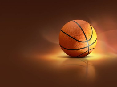 Basketbol parlak yüzeyi