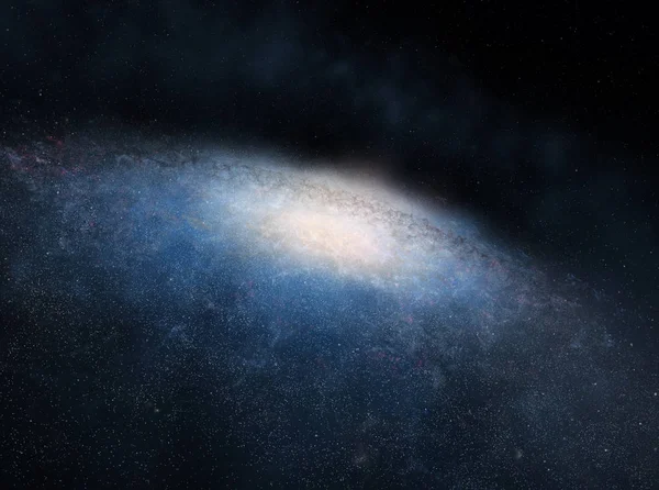 Gigantyczne galaktyka spiralna — Zdjęcie stockowe