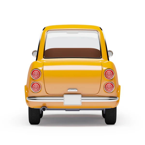 Retro araba turuncu 1960 — Stok fotoğraf