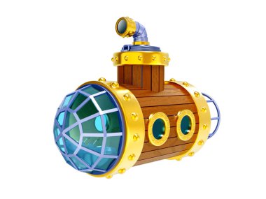 Eski ahşap denizaltı