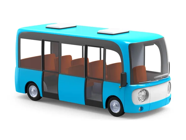 Moderno autobus dei cartoni animati — Foto Stock