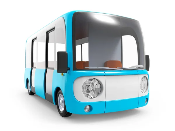 Moderno autobus dei cartoni animati — Foto Stock