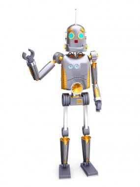 Vintage retro robot