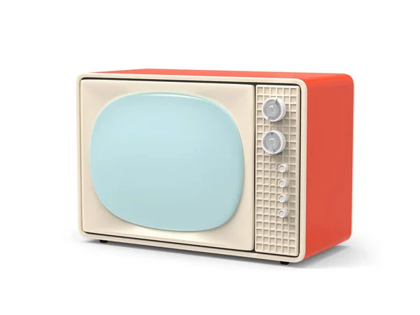 Eski vintage televizyon — Stok fotoğraf