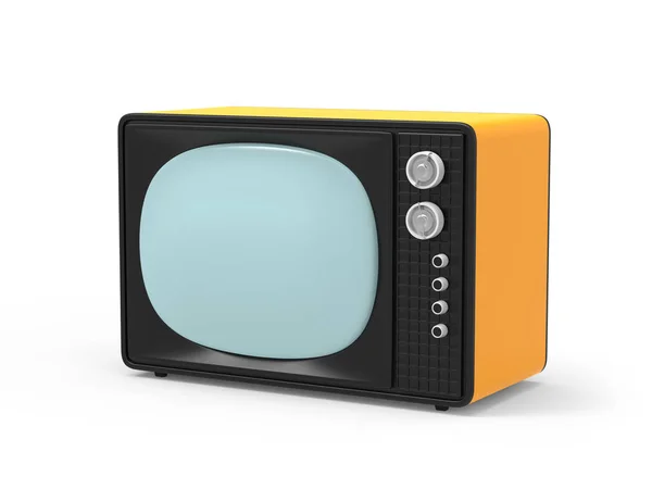 Oude vintage televisie — Stockfoto