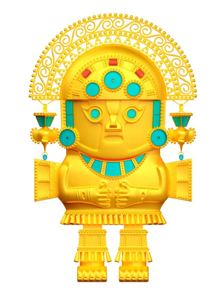 Inca culture statuette — Stock Photo, Image