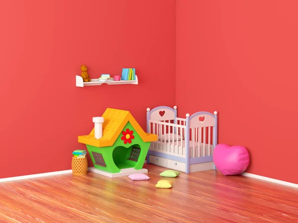 Baby room ginger house — Stock Photo, Image