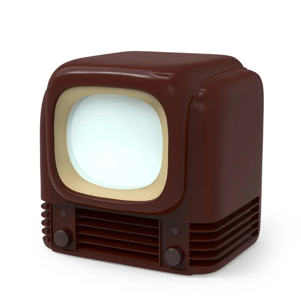 Vintage old tv 1950 — Stock Photo, Image