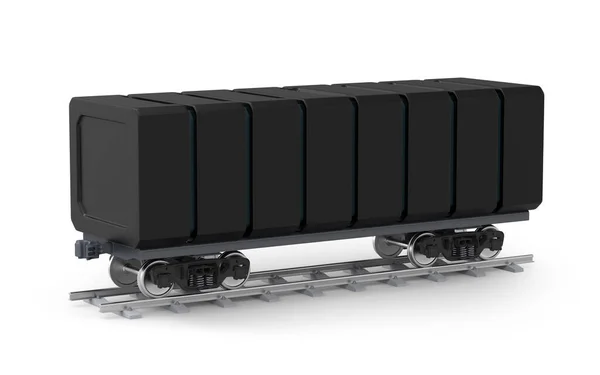 Futurisztikus vasúti tehergépkocsi — Stock Fotó