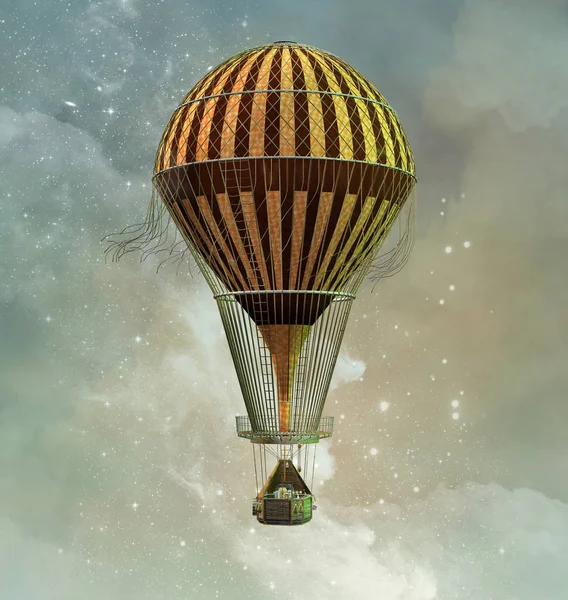 Fantasy hot air balloon — Stock Photo, Image