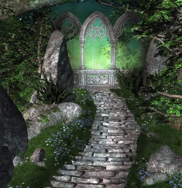 Gizemli sihirli portal — Stok fotoğraf