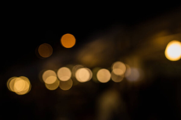 Night bokeh background, Abstract