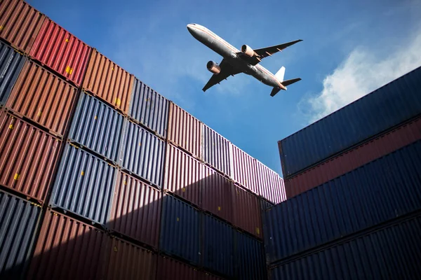 Lojistik ithalat ihracat arka plan, iş lojistik kavramı, im